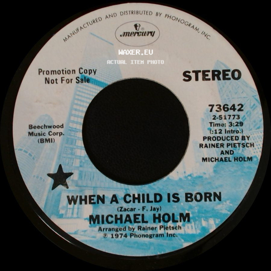 Michael Holm - Other Way Round / When A Child Is Born side B