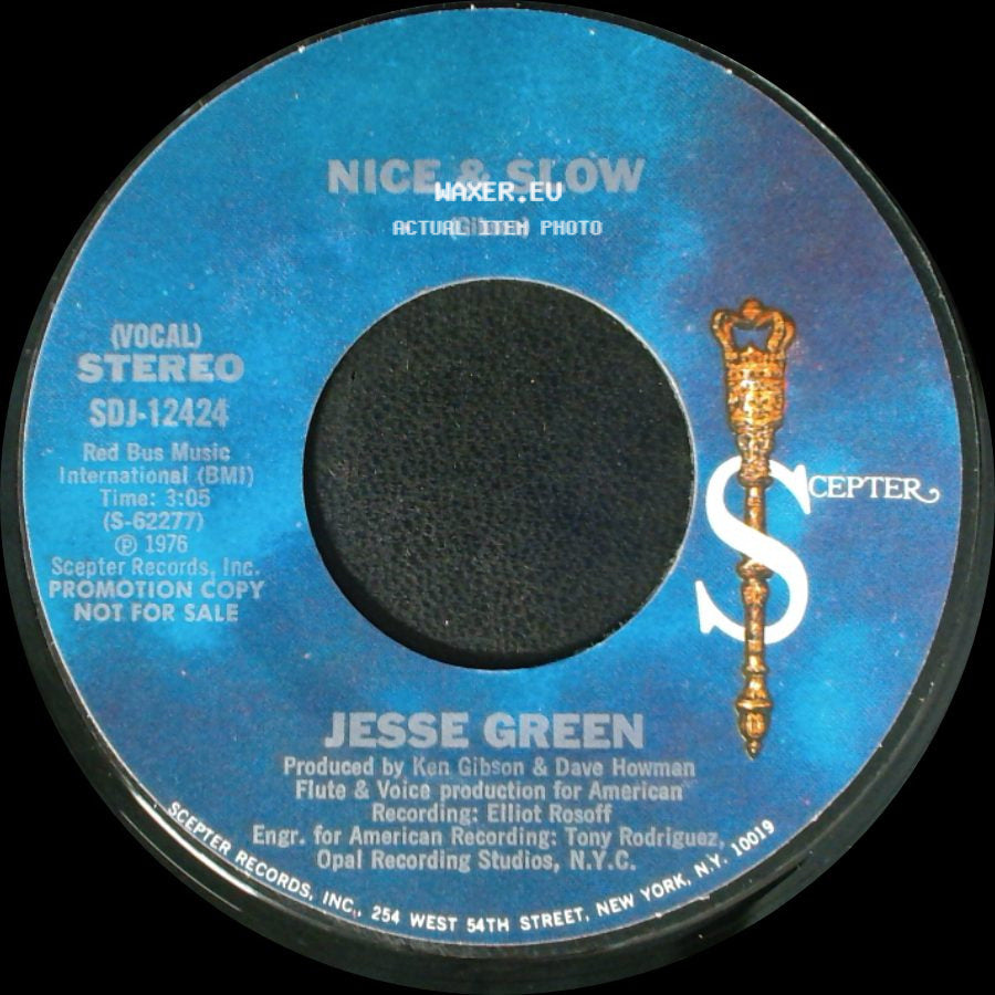 Jesse Green - Nice & Slow / Nice & Slow side B