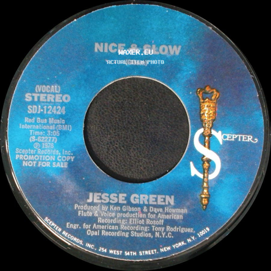 Jesse Green - Nice & Slow / Nice & Slow side B
