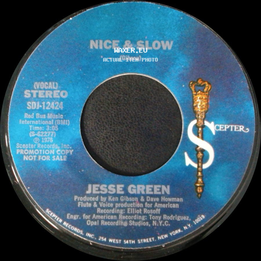 Jesse Green - Nice & Slow / Nice & Slow side B