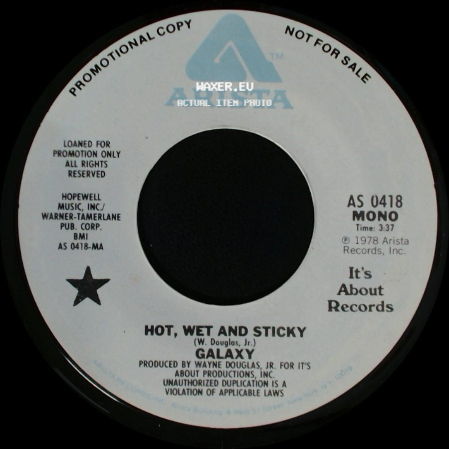 Galaxy - Hot, Wet And Sticky / Hot, Wet And Sticky side A