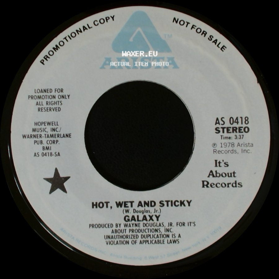 Galaxy - Hot, Wet And Sticky / Hot, Wet And Sticky side A