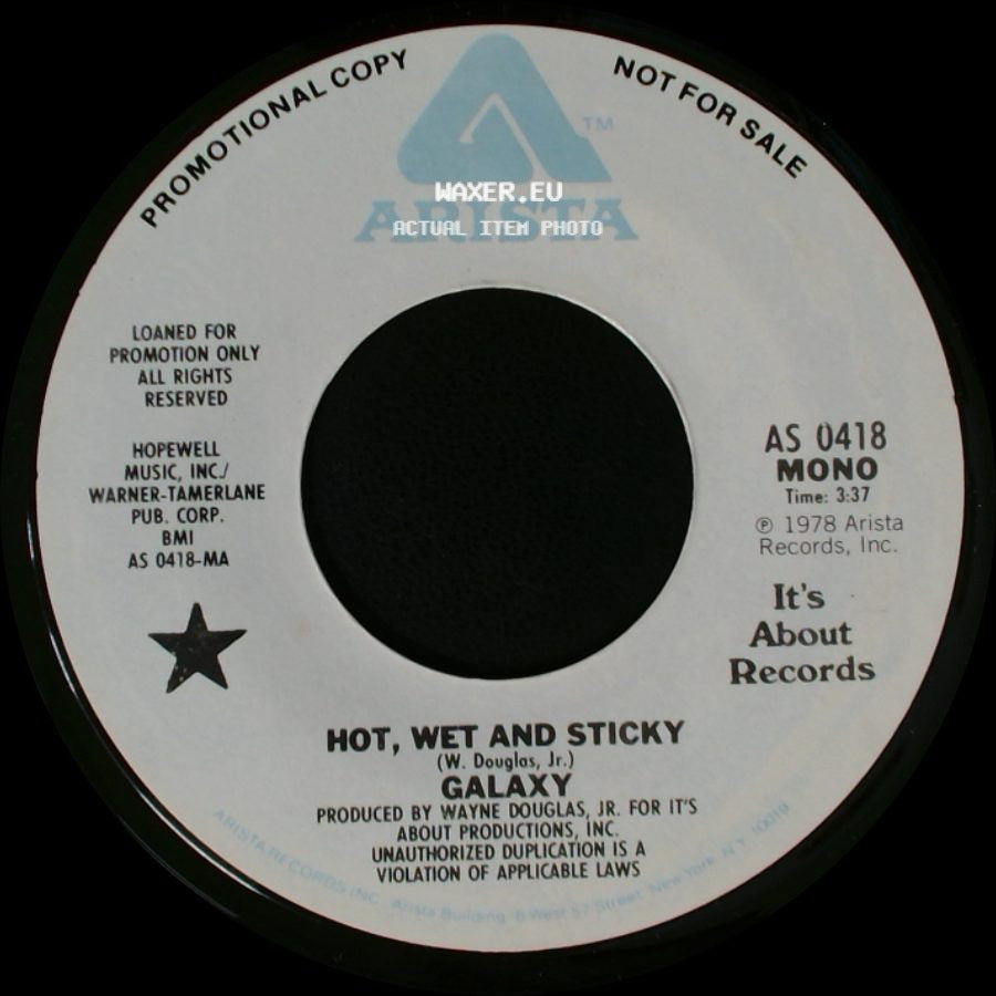 Galaxy - Hot, Wet And Sticky / Hot, Wet And Sticky side A