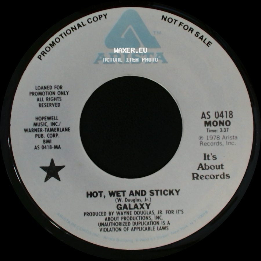 Galaxy - Hot, Wet And Sticky / Hot, Wet And Sticky side A