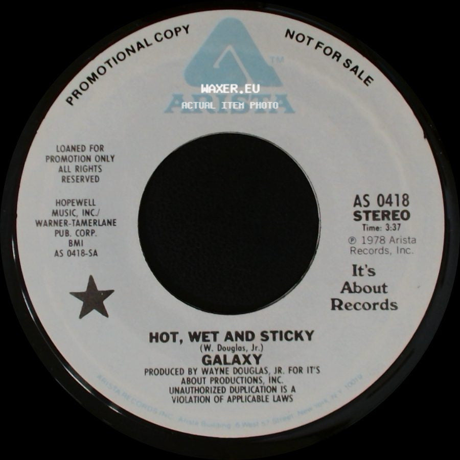 Galaxy - Hot, Wet And Sticky / Hot, Wet And Sticky side A