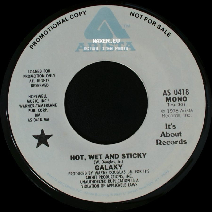 Galaxy - Hot, Wet And Sticky / Hot, Wet And Sticky side A