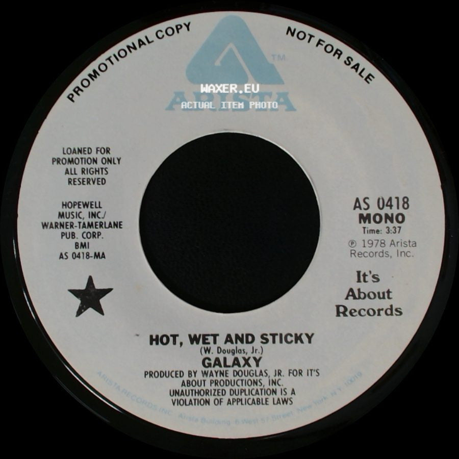 Galaxy - Hot, Wet And Sticky / Hot, Wet And Sticky side A