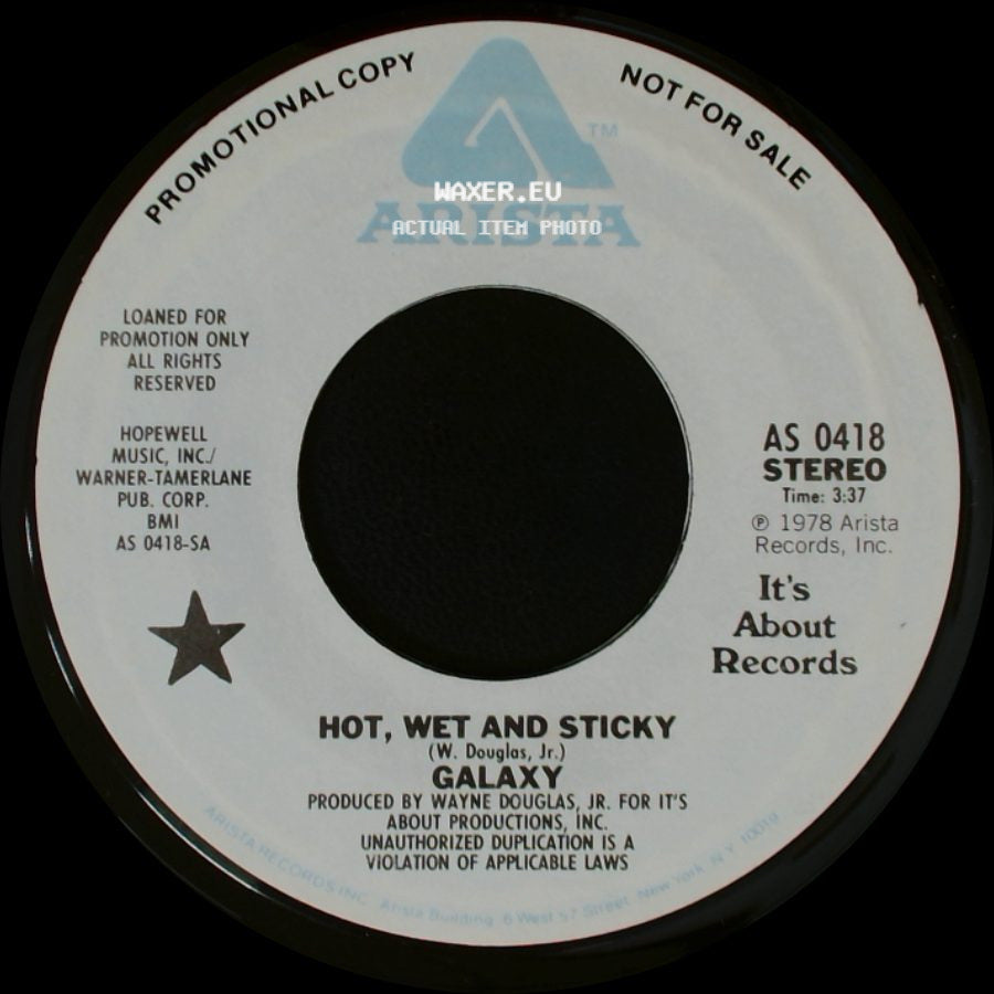 Galaxy - Hot, Wet And Sticky / Hot, Wet And Sticky side A