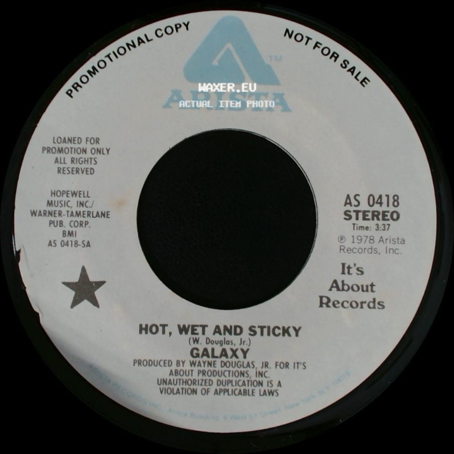 Galaxy - Hot, Wet And Sticky / Hot, Wet And Sticky side A