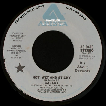 Galaxy - Hot, Wet And Sticky / Hot, Wet And Sticky side A