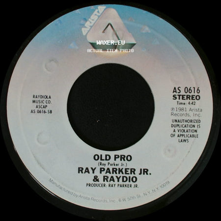 Ray Parker Jr. & Raydio - That Old Song / Old Pro side B
