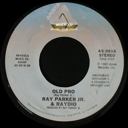 Ray Parker Jr. & Raydio - That Old Song / Old Pro side B