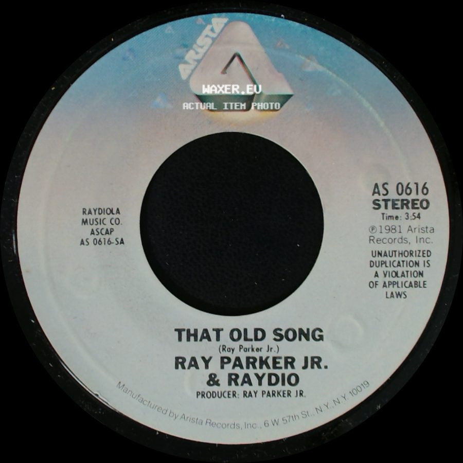 Ray Parker Jr. & Raydio - That Old Song / Old Pro side A