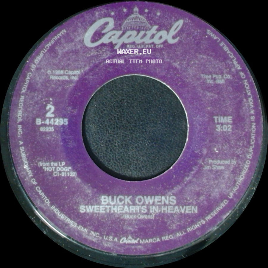 Buck Owens - A-11 / Sweethearts In Heaven side B