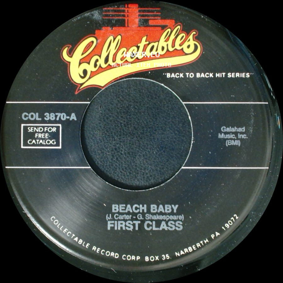 First Class - Beach Baby / Surfer Queen side A