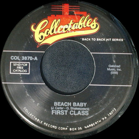 First Class - Beach Baby / Surfer Queen side A