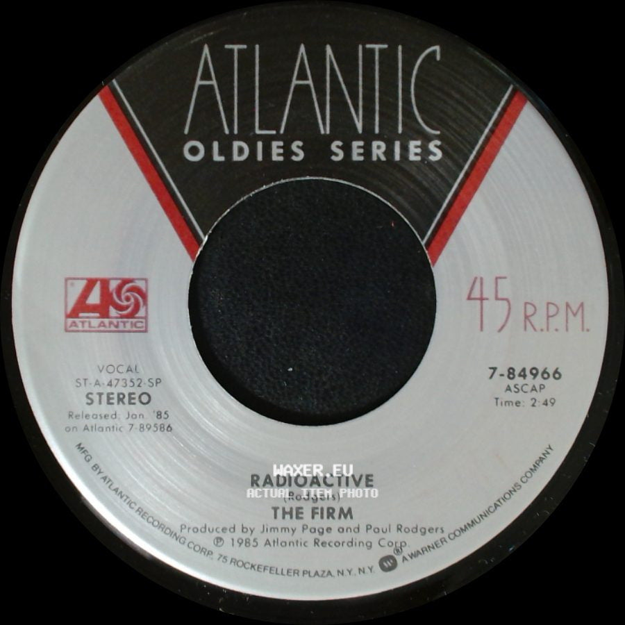 The Firm - All The Kings Horses / Radioactive side B