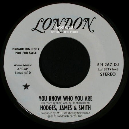 Hodges, James & Smith - You Know Who You Are / You Know Who You Are side A