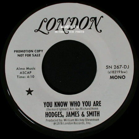 Hodges, James & Smith - You Know Who You Are / You Know Who You Are side B