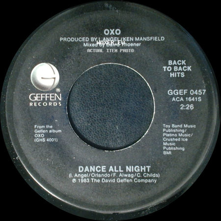 Oxo - Dance All Night / Whirly Girl side A