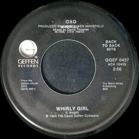 Oxo - Dance All Night / Whirly Girl side B
