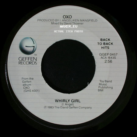 Oxo - Whirly Girl / Dance All Night side A