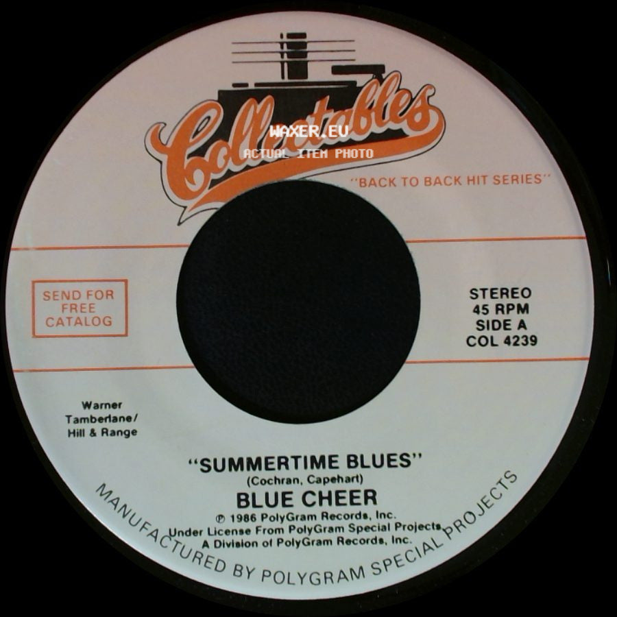Blue Cheer / Five Man Electrical Band - Summertime Blues / Signs side A