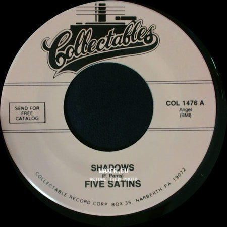 Five Satins - Shadows / Toni My Love side A