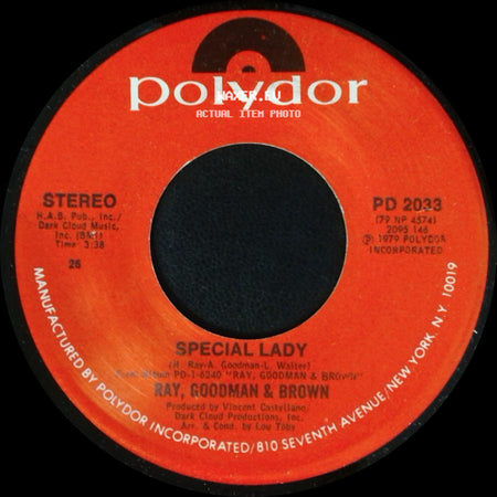 Ray, Goodman & Brown - Special Lady / Deja Vu side A