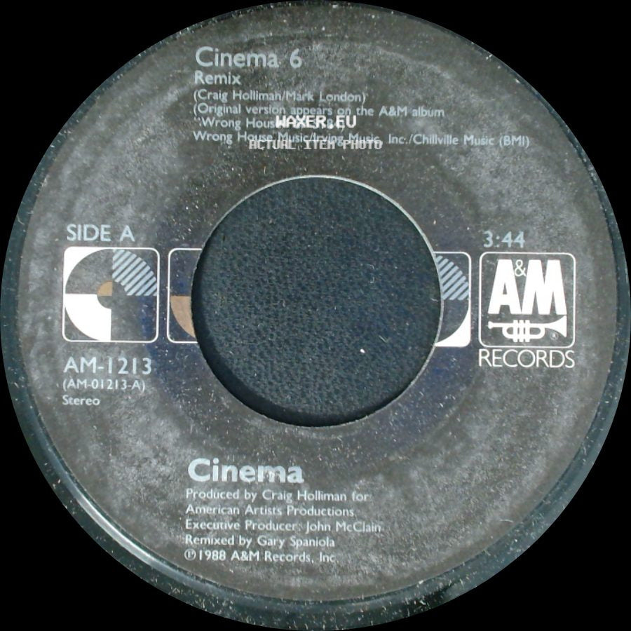 Cinema - Cinema 6 Remix / Play Me side A