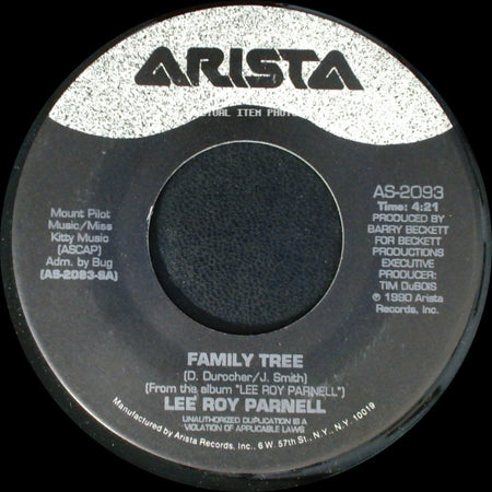 Lee Roy Parnell - Red Hot / Family Tree side B