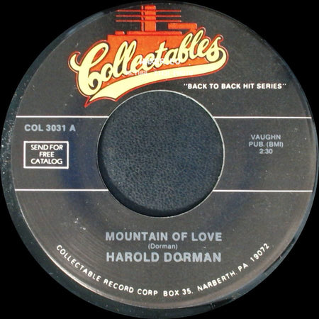 Robert Parker / Harold Dorman - Barefootin' / Mountain Of Love side B