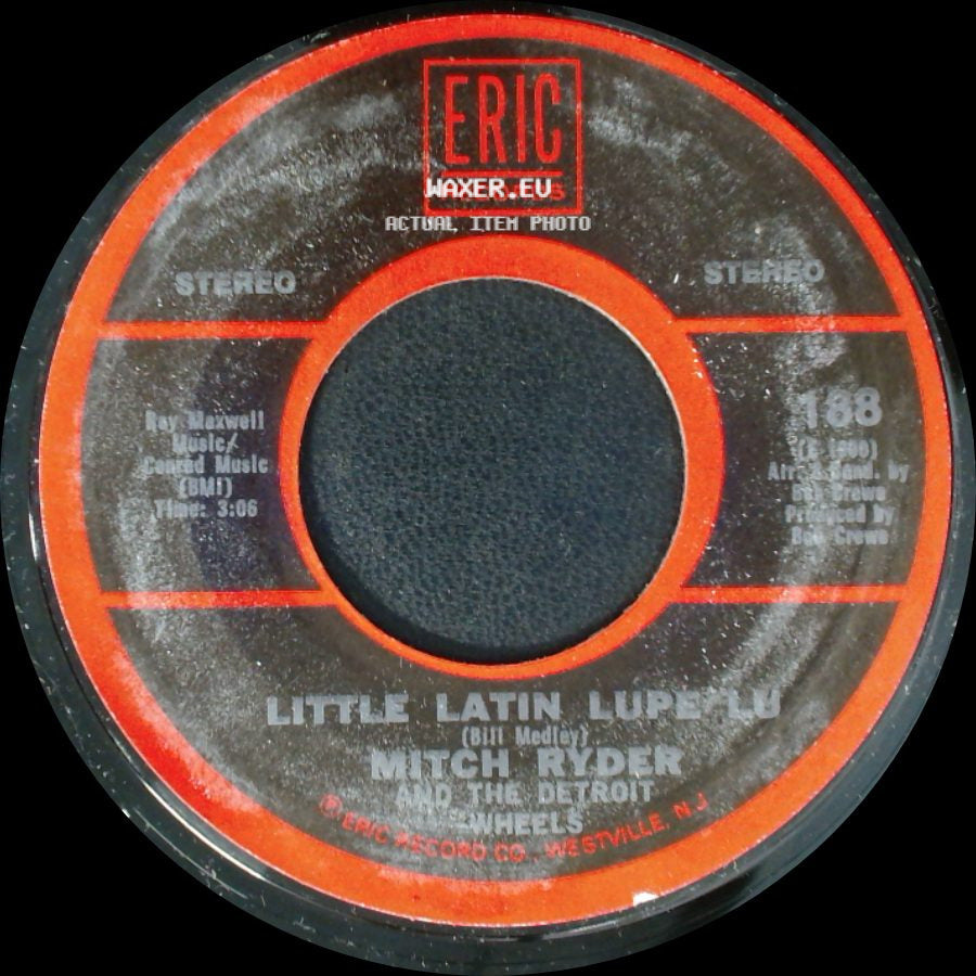 Mitch Ryder And The Detroit Wheels - Jenny Take A Ride! / Little Latin Lupe Lu (Bit Medley) side B