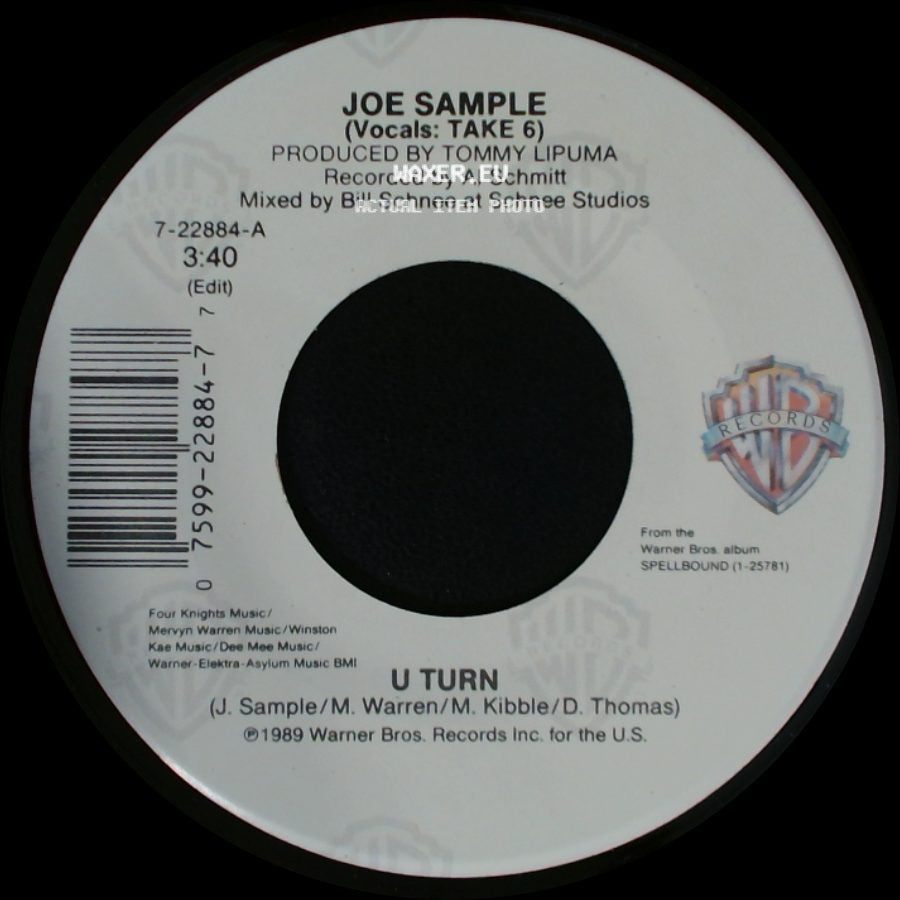 Joe Sample - U Turn / Sermonized side A