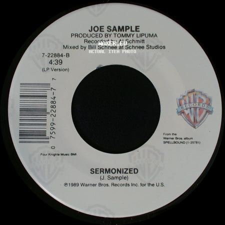 Joe Sample - U Turn / Sermonized side B