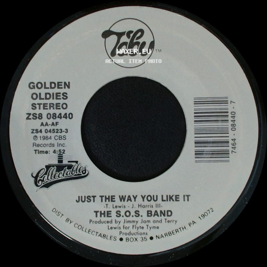 The S.O.S. Band - Just The Way You Like It / No One's Gonna Love You side A