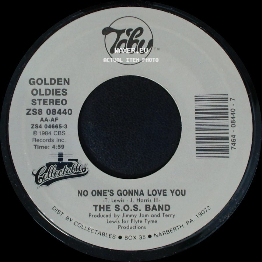 The S.O.S. Band - Just The Way You Like It / No One's Gonna Love You side B