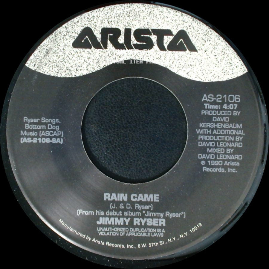 Jimmy Ryser - Rain Came / Prophesize side A
