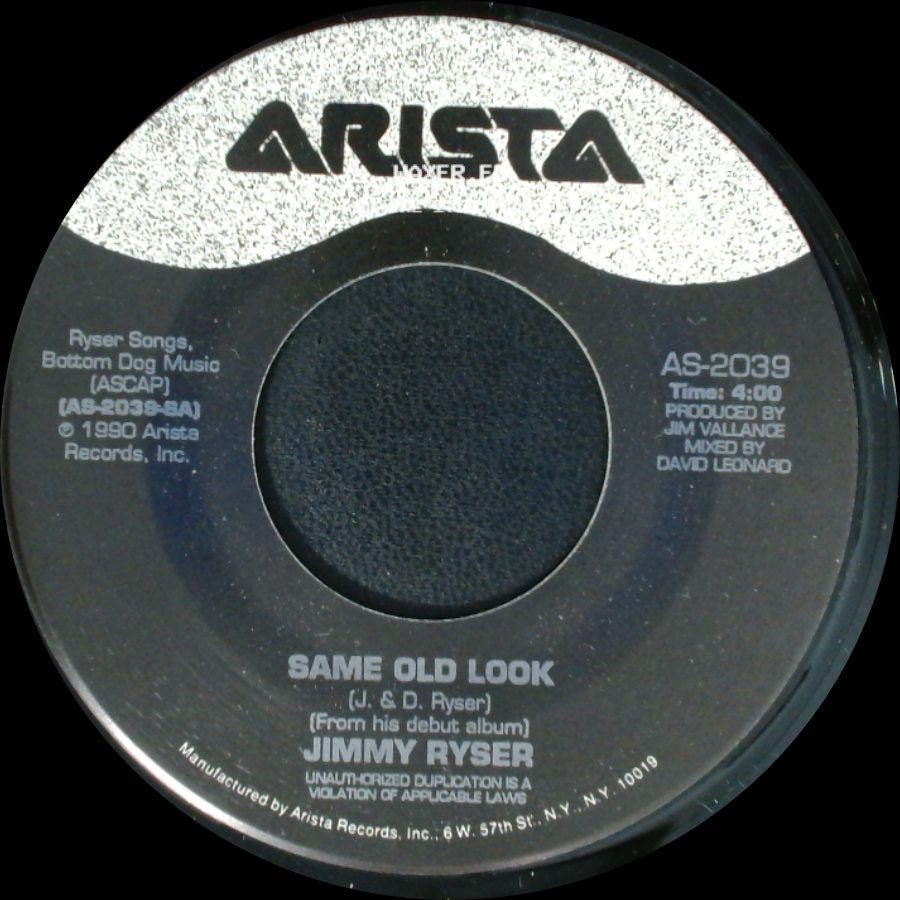Jimmy Ryser - Same Old Look / Climbing Out side A