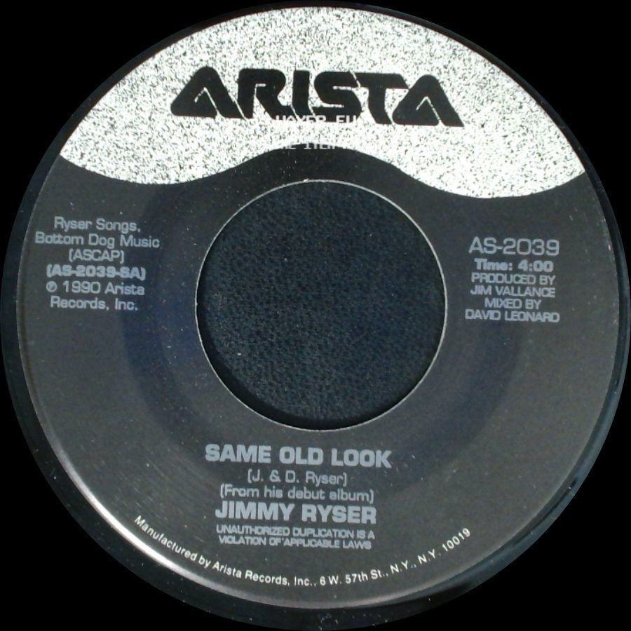 Jimmy Ryser - Same Old Look / Climbing Out side A
