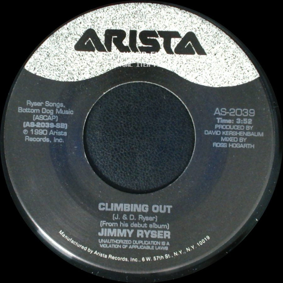 Jimmy Ryser - Climbing Out / Same Old Look side A