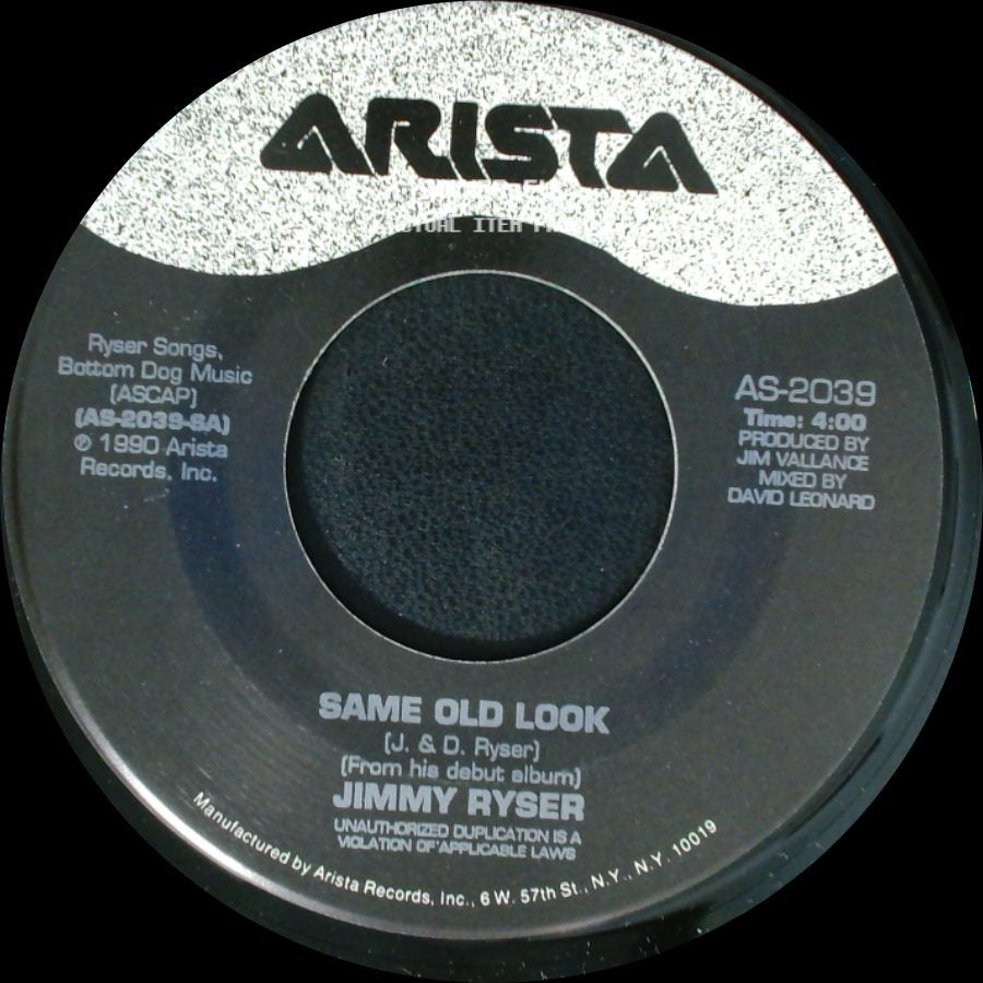 Jimmy Ryser - Climbing Out / Same Old Look side B