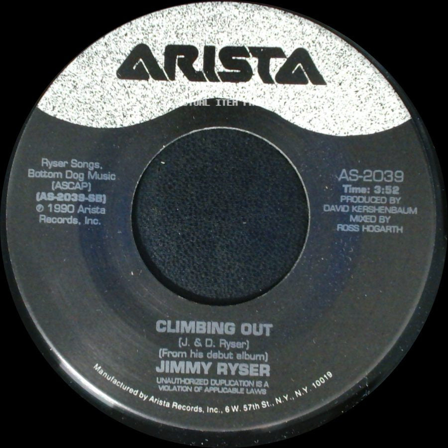 Jimmy Ryser - Climbing Out / Same Old Look side A