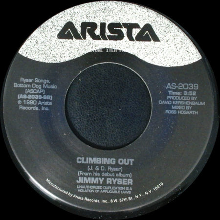 Jimmy Ryser - Climbing Out / Same Old Look side A