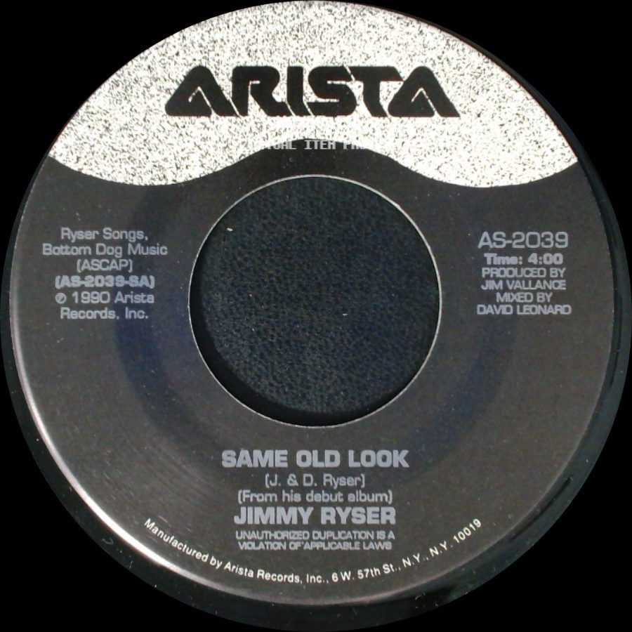 Jimmy Ryser - Climbing Out / Same Old Look side B