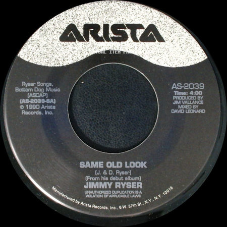 Jimmy Ryser - Climbing Out / Same Old Look side B