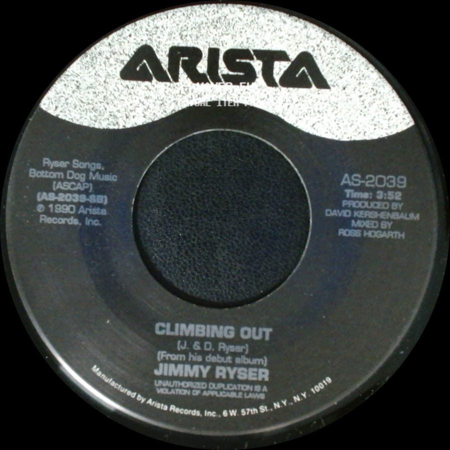 Jimmy Ryser - Climbing Out / Same Old Look side A