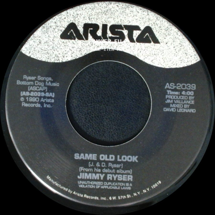 Jimmy Ryser - Climbing Out / Same Old Look side B