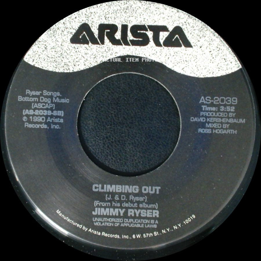 Jimmy Ryser - Climbing Out / Same Old Look side A
