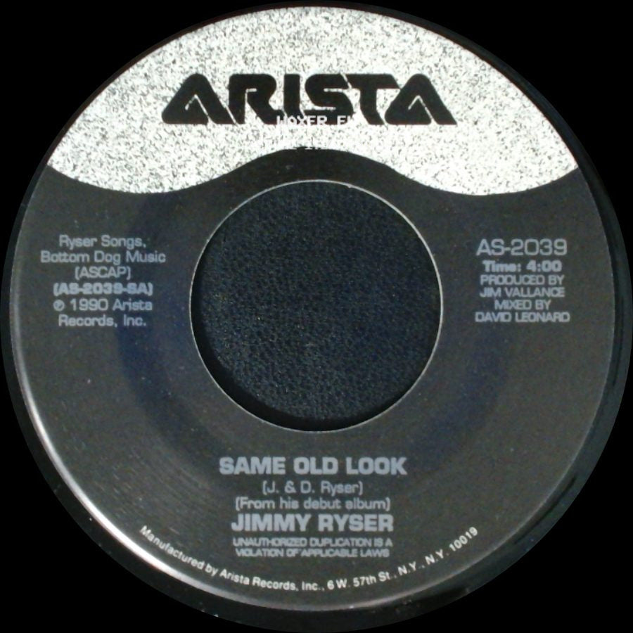 Jimmy Ryser - Climbing Out / Same Old Look side B